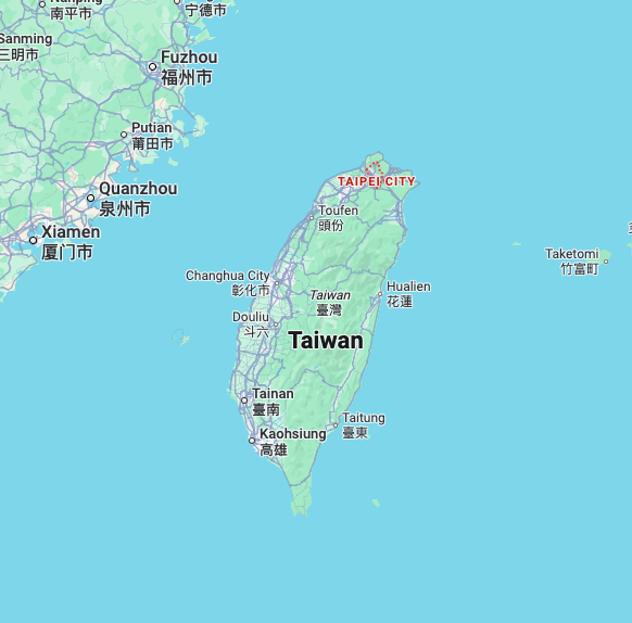 Taipei, Taiwan Map